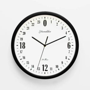 24 Hour Wall Clock