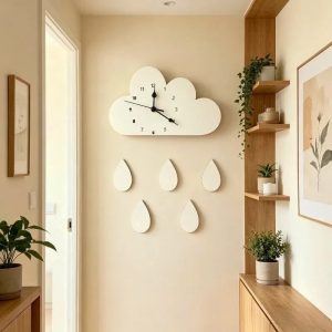 Cloud Wall Clock