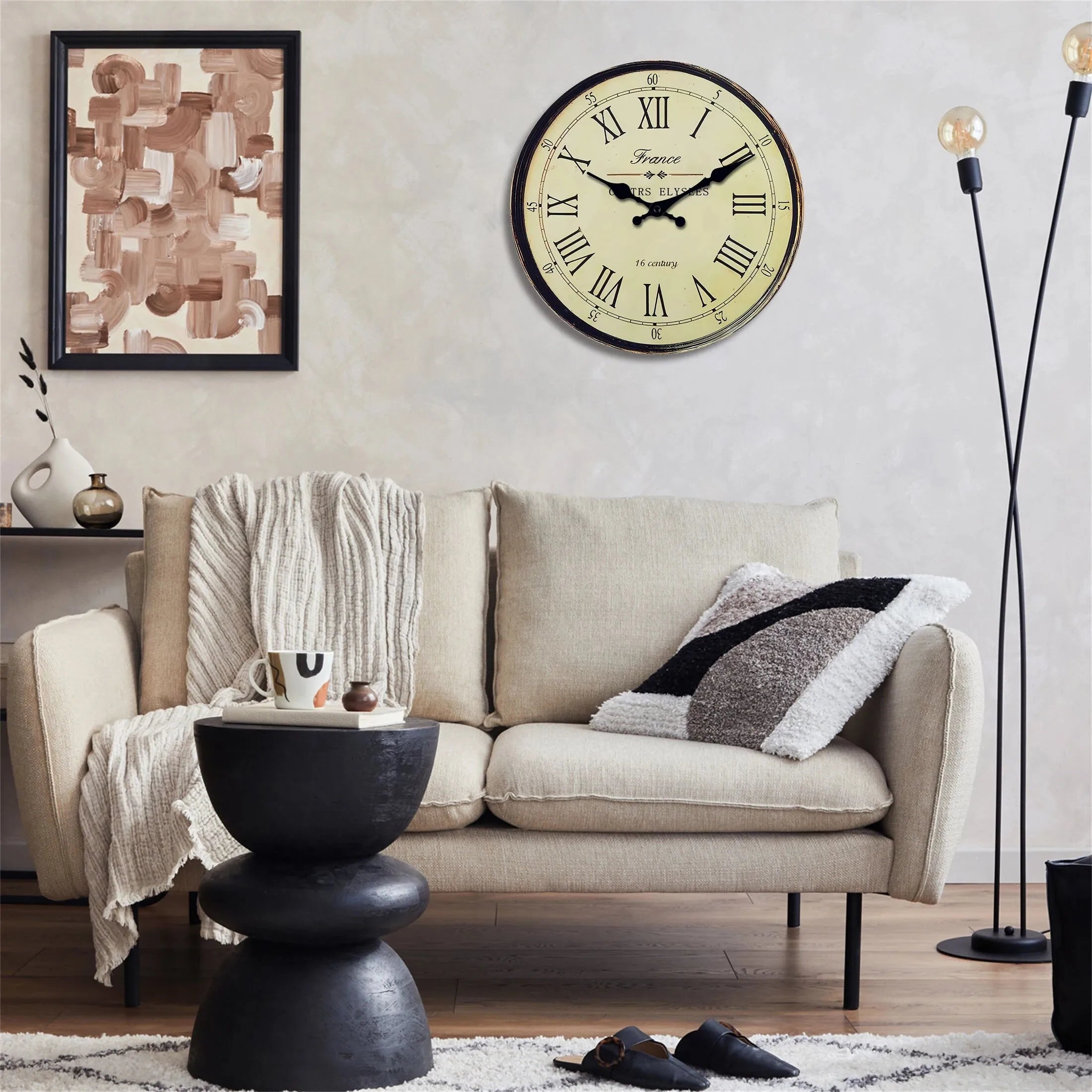 french wall clock