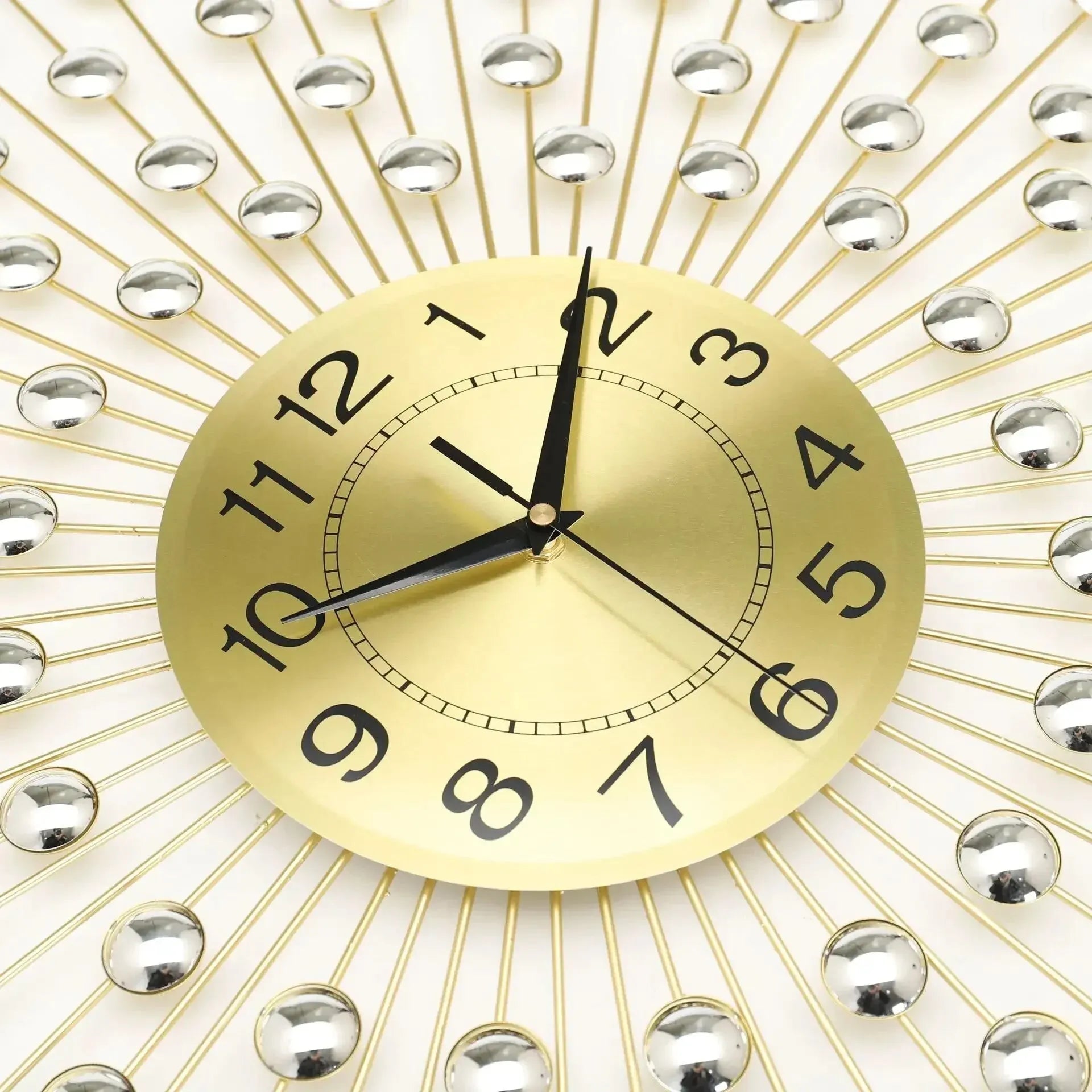 Gold Wall Clock - Image 2