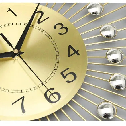 Gold Wall Clock - Image 6