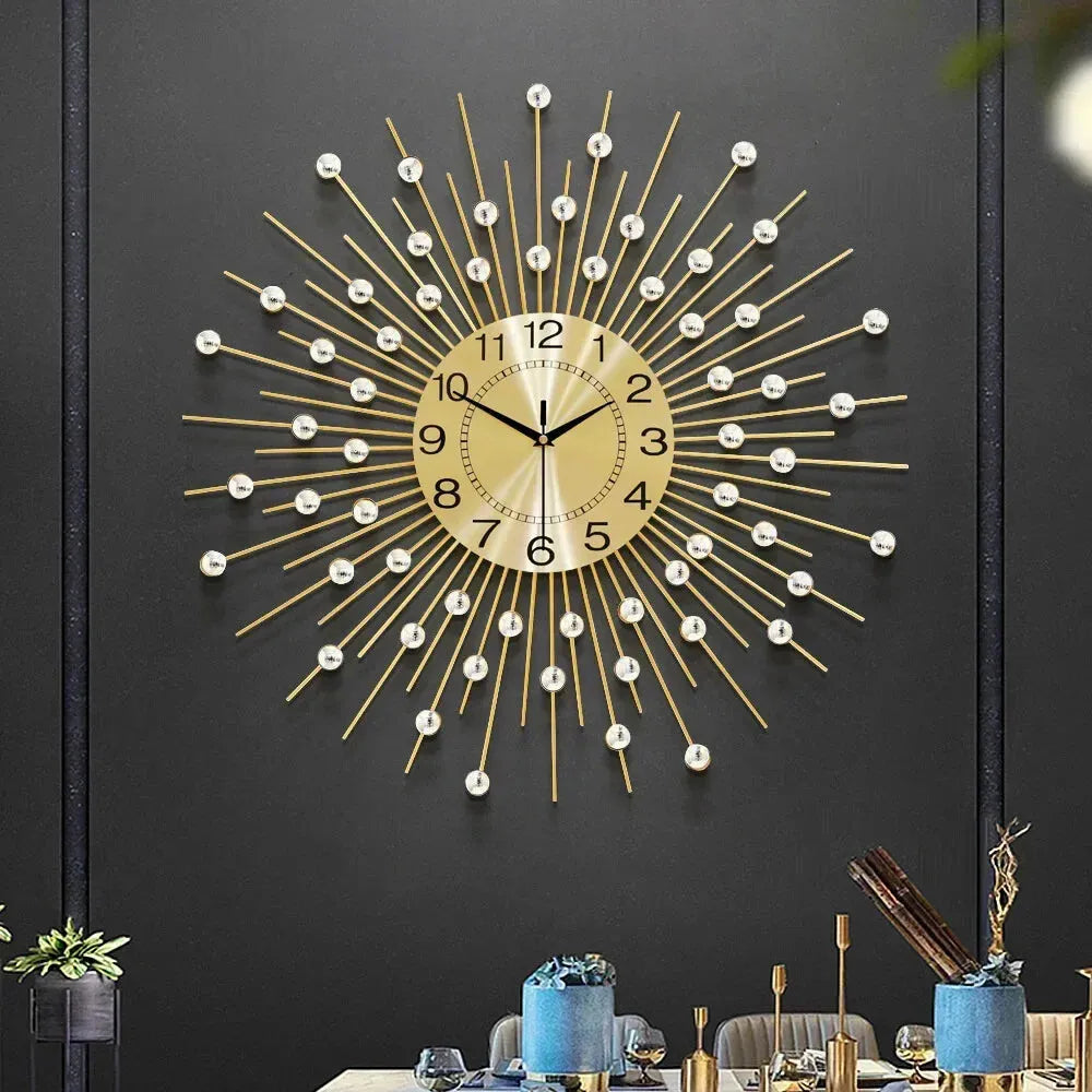 Gold Wall Clock