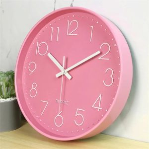 Pink Wall Clock