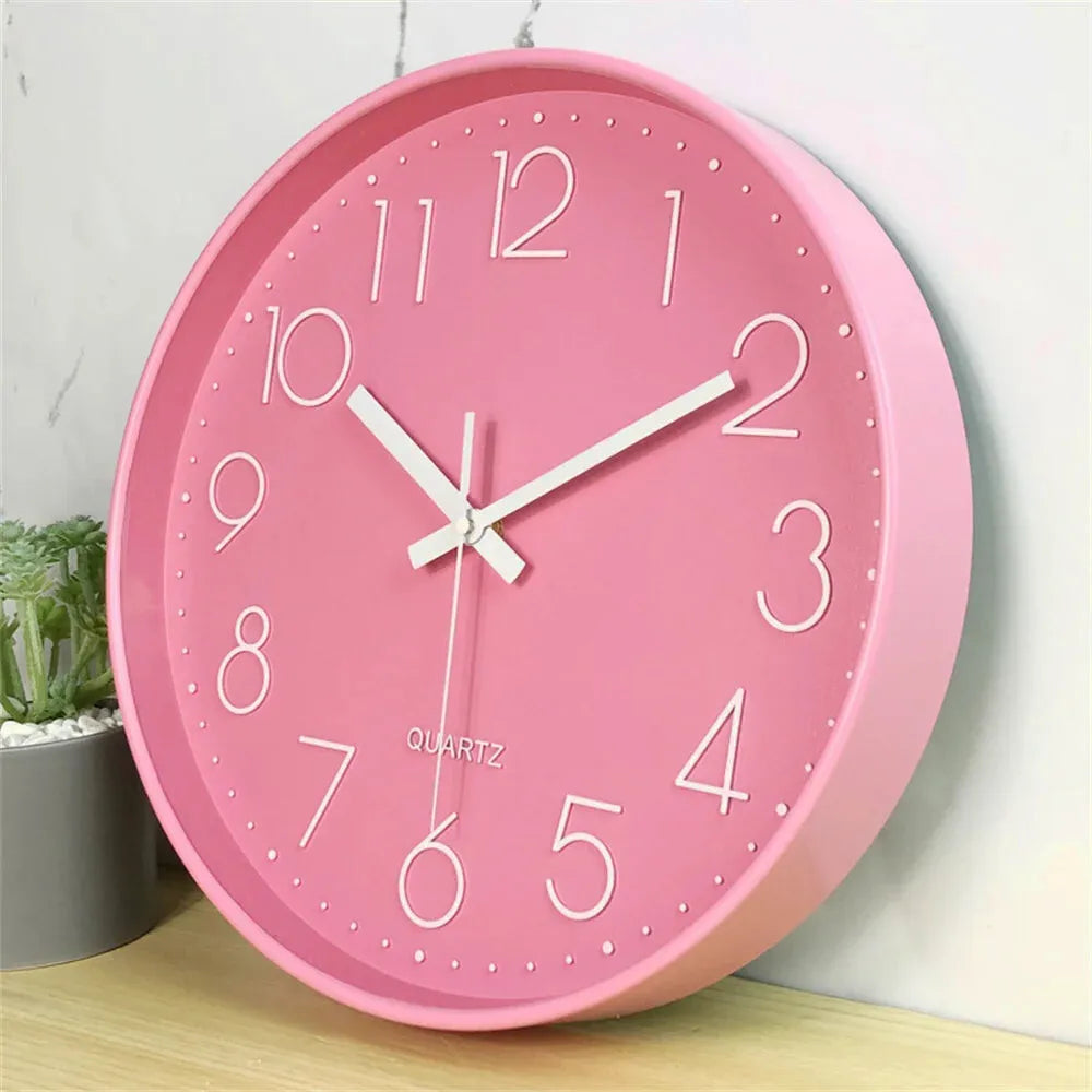 Pink Wall Clock