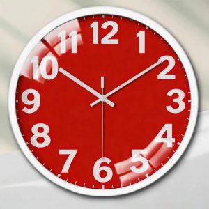 Red Wall Clock