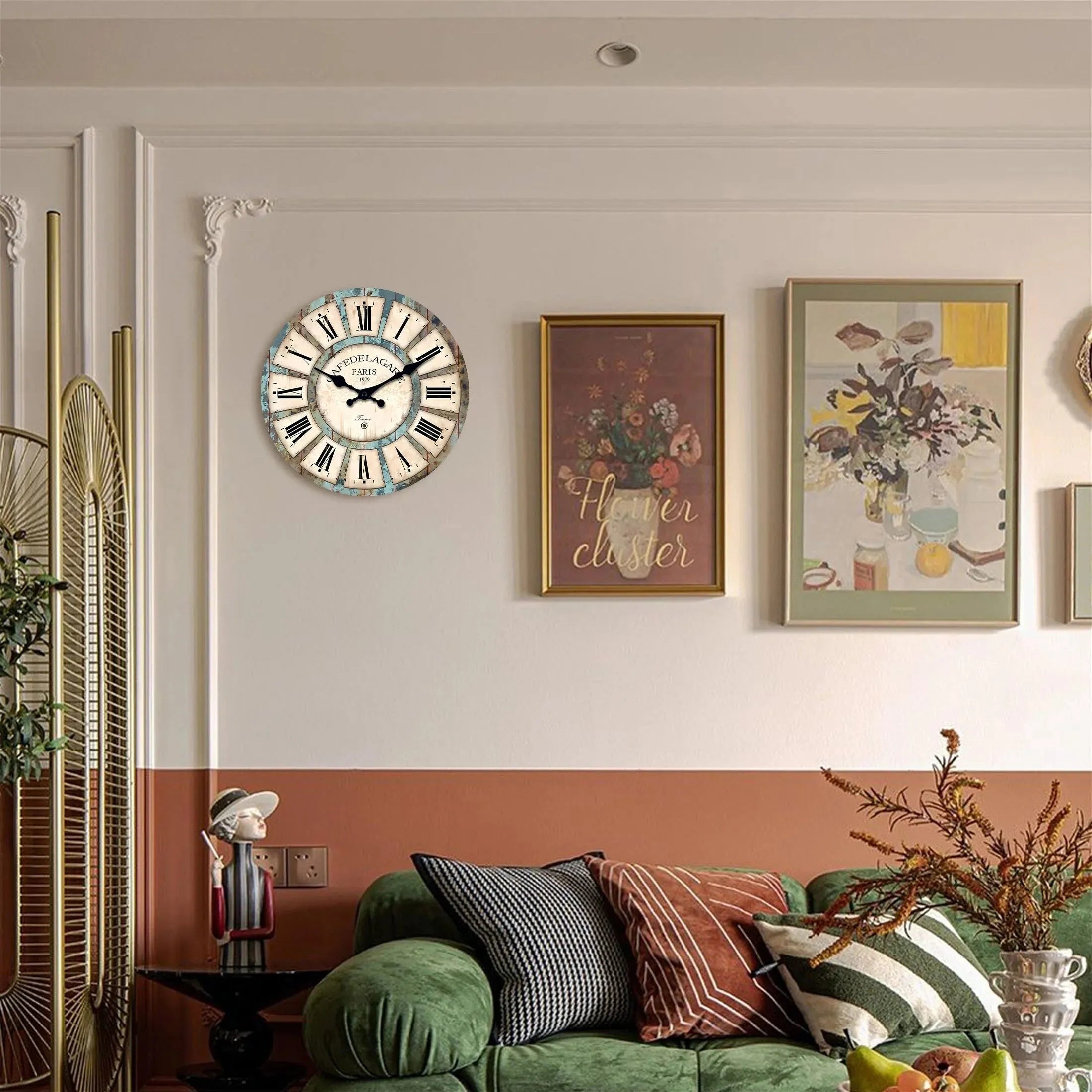 Rustic Wall Clock - Image 2