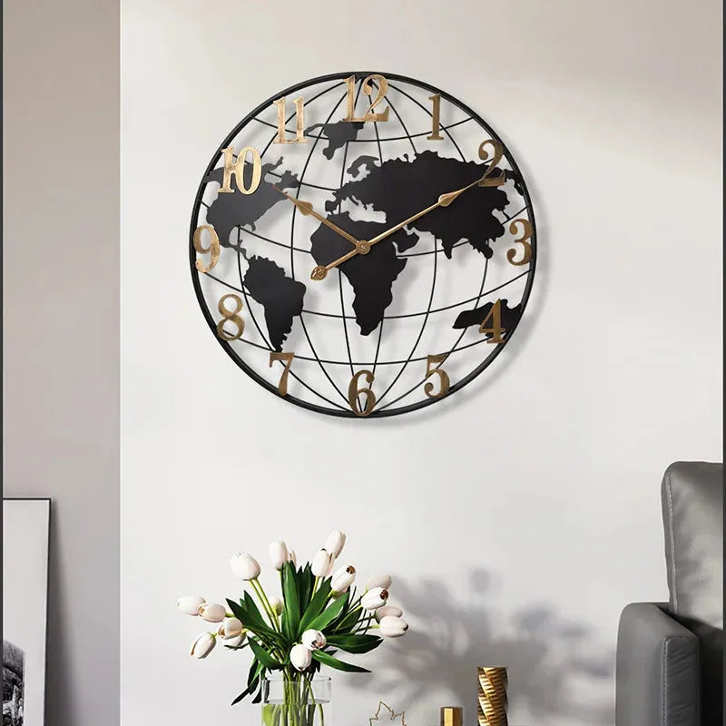 World Map Wall Clock​