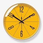 Yellow Wall Clock​